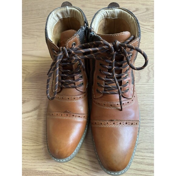 Arkbird Leather Boots Men’s Size 11  Chelsea Chukka Ankle Lace Up Oxfords - Picture 1 of 10